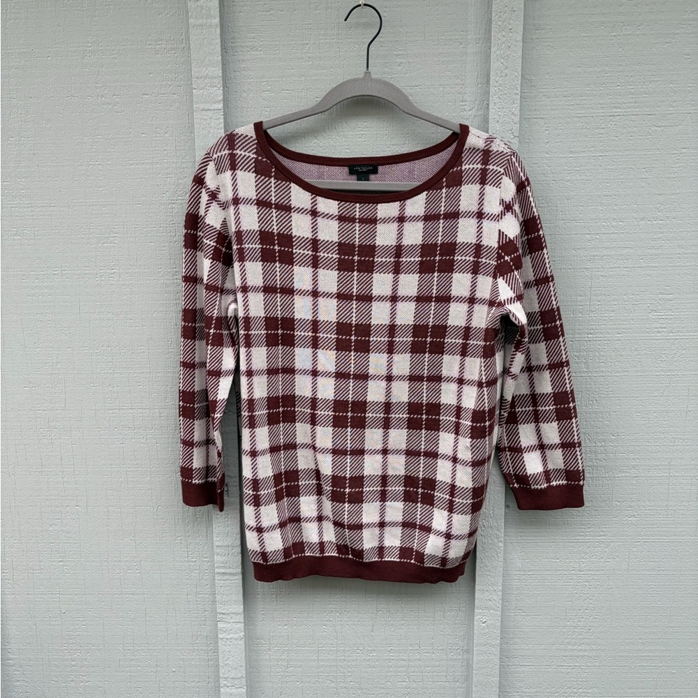 Ann Taylor Women's Plaid Sweater